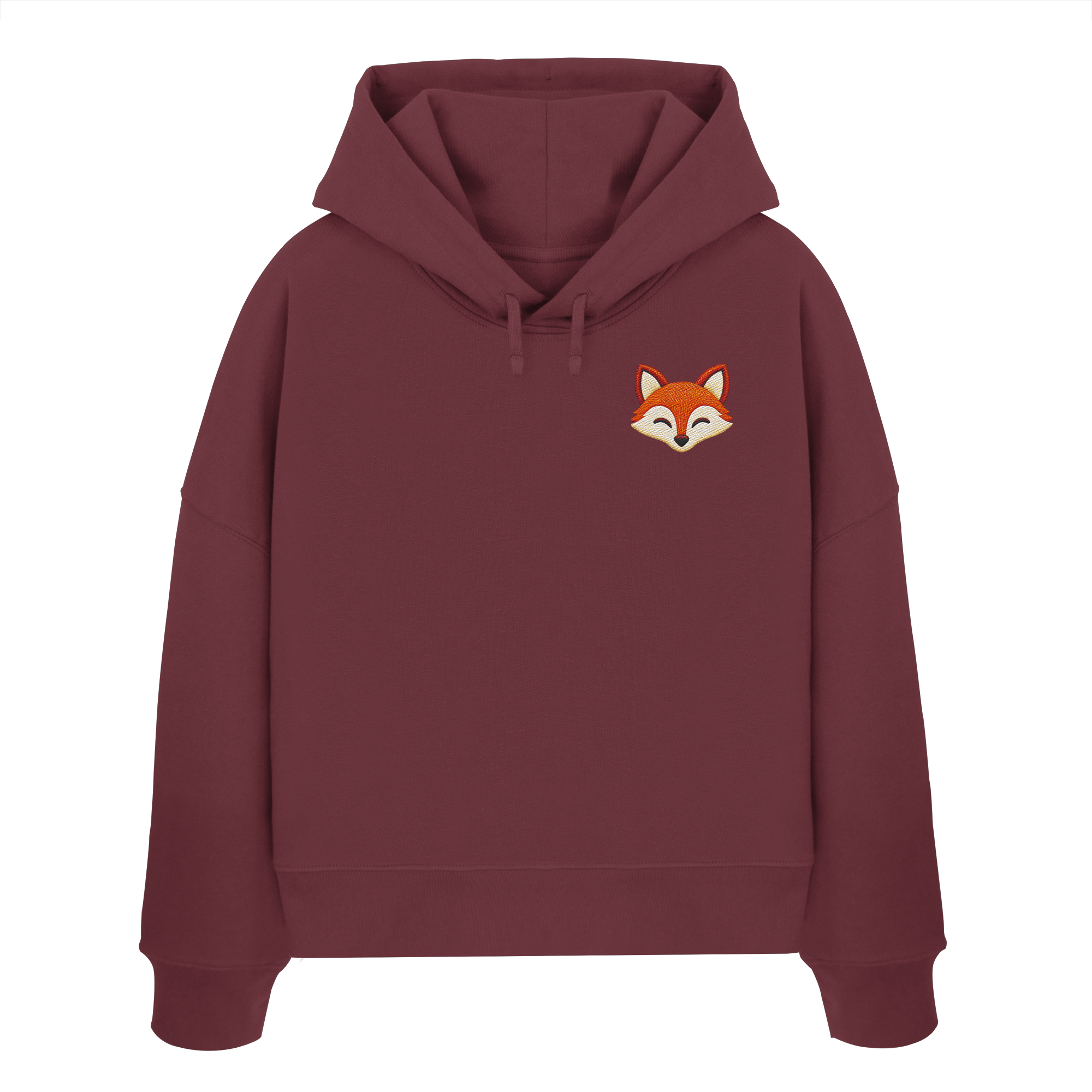 Fuchs Stick - Womens Organic Boxcut Hoodie