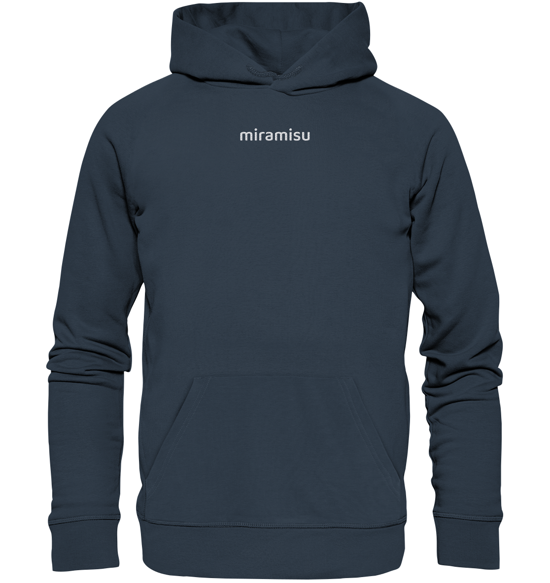 Basic White Logo - Organic Hoodie (Stick)