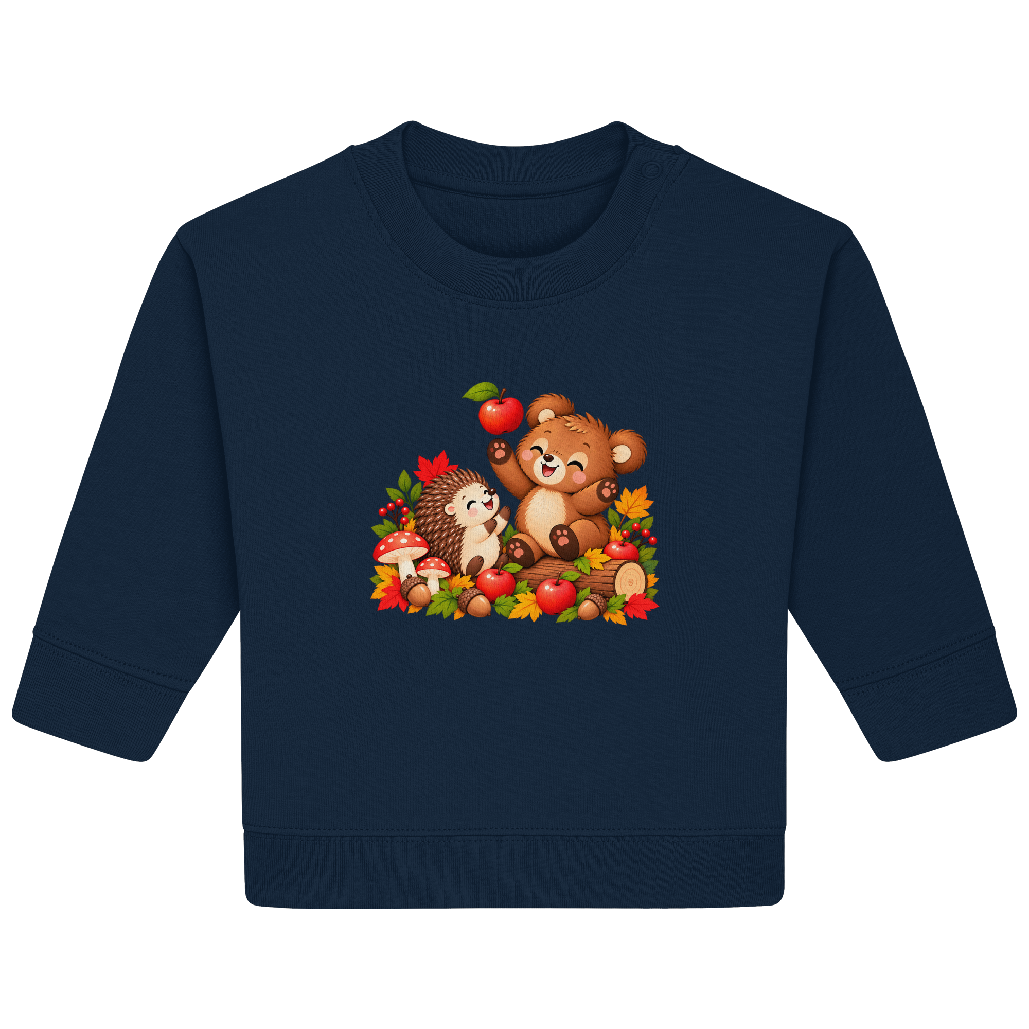 Igel und Bär - Baby Organic Sweatshirt