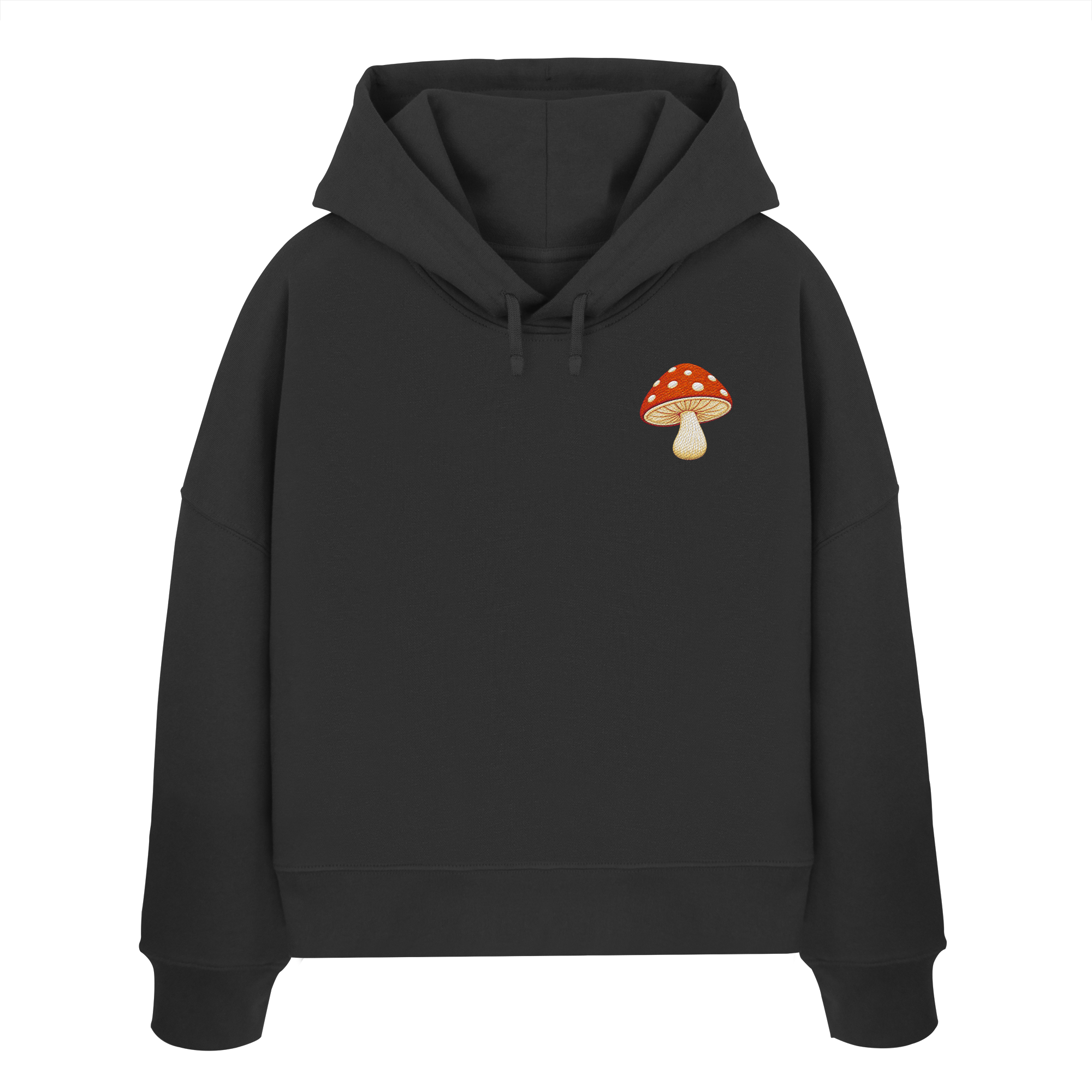 Fliegenpils Stick - Womens Organic Boxcut Hoodie