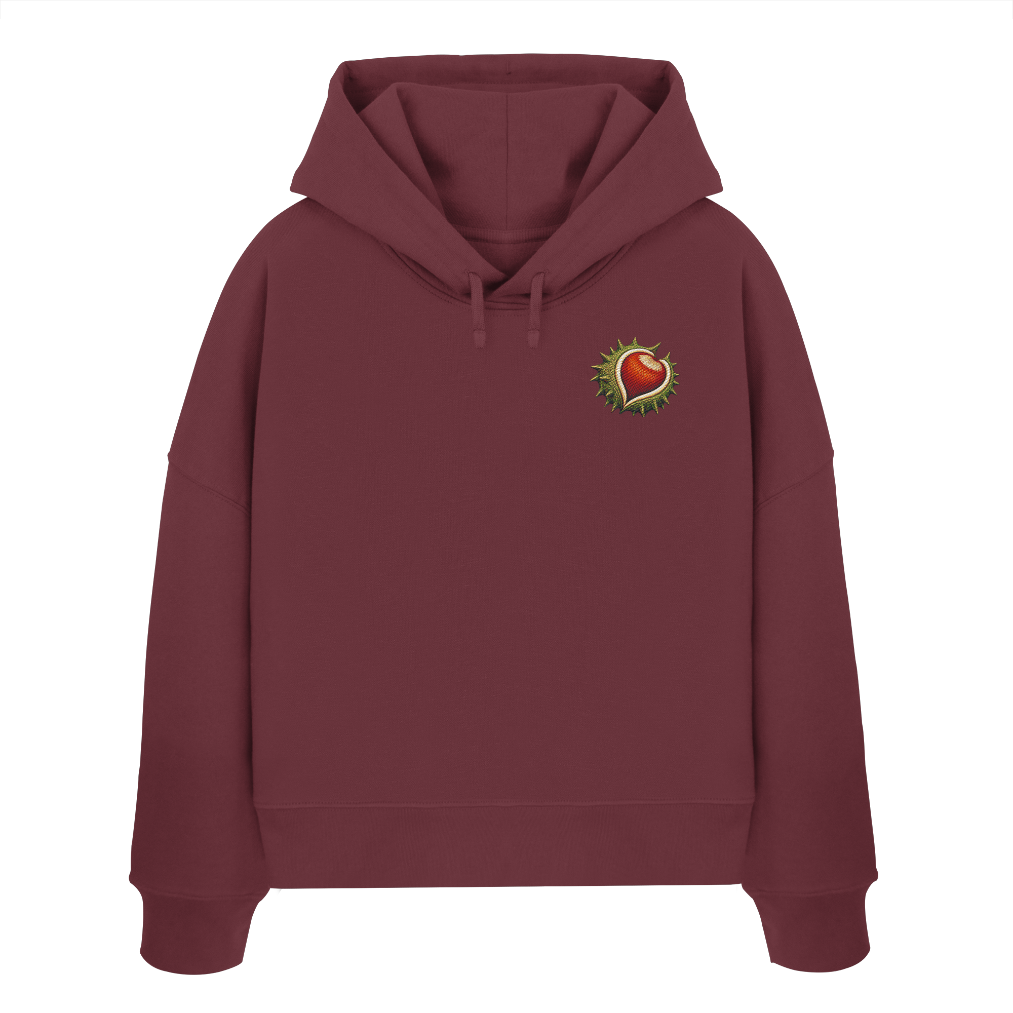 Kastanie Stick - Womens Organic Boxcut Hoodie